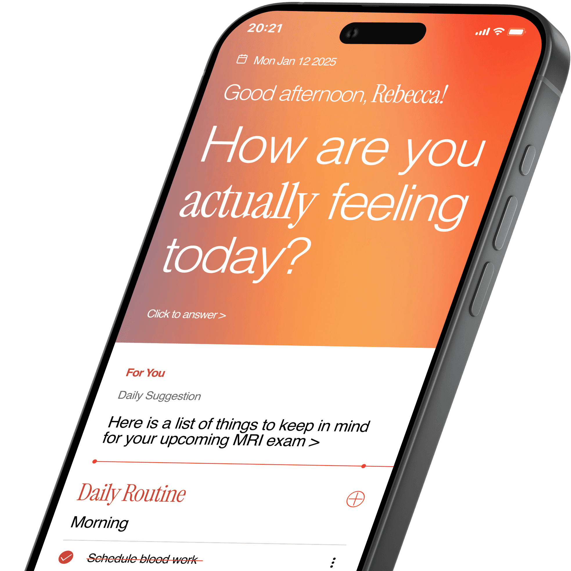 Home Screen